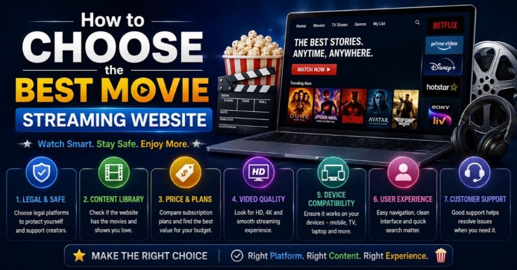 How to Choose the Best Movie Streaming Website